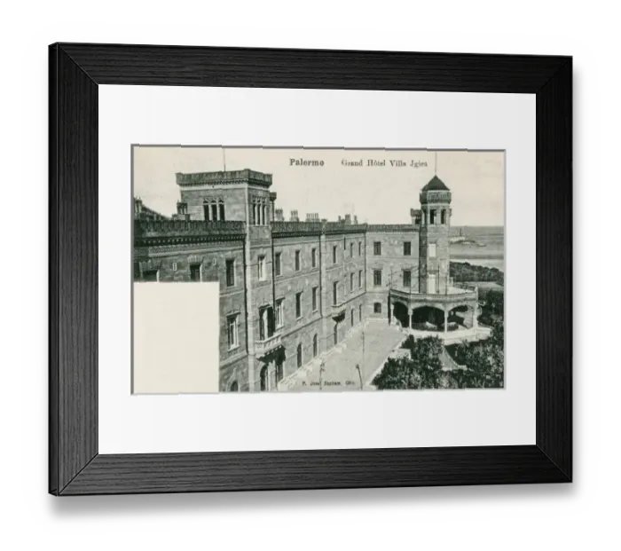 Framed Print : Italy - Palermo, Sicily - Grand Hotel Villa Igiea Framed Print : Italy - Palermo, Sicily - Grand Hotel Villa Igiea