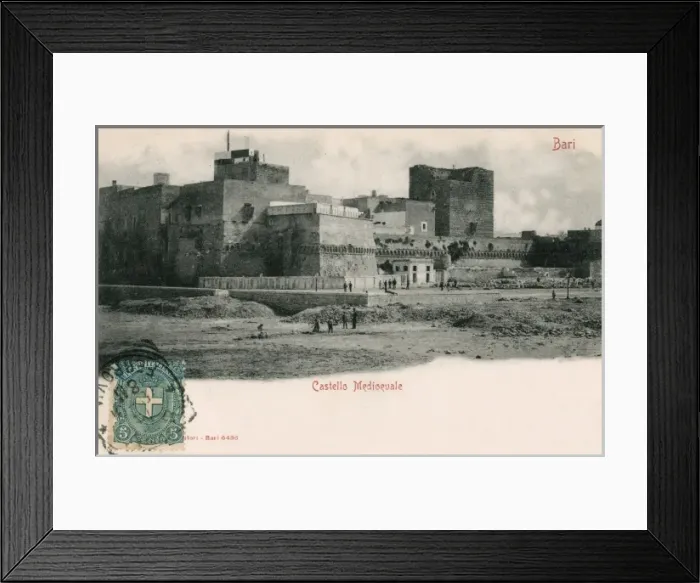 Framed Print : Italy - Bari - Medieval Castle Framed Print : Italy - Bari - Medieval Castle