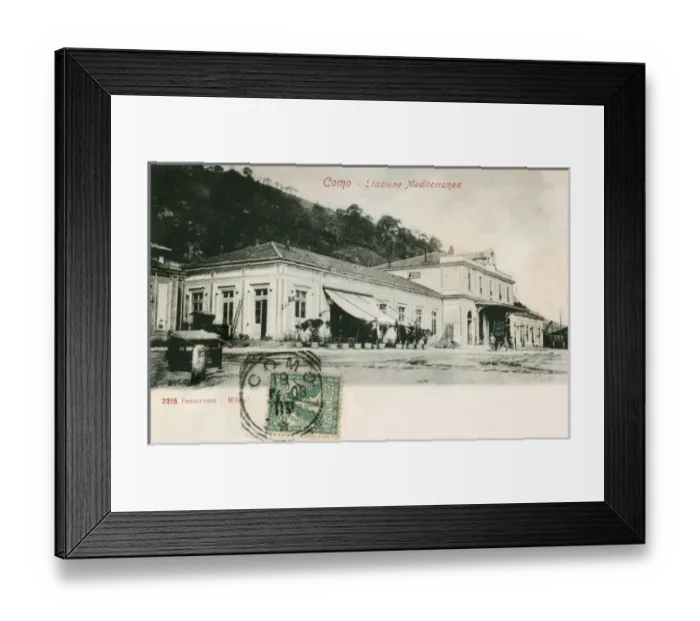 Framed Print : Italy - Como - Stazione Mediterranea Framed Print : Italy - Como - Stazione Mediterranea
