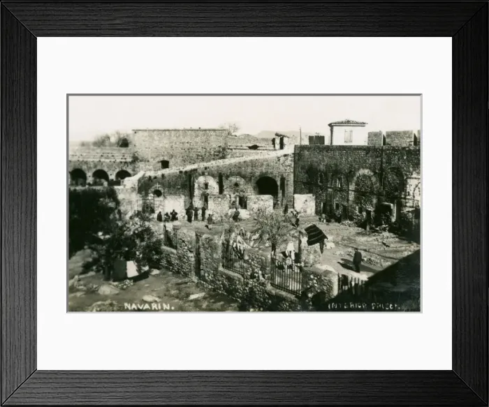 Framed Print : Fortress prison at Pylos, Greece Framed Print : Fortress prison at Pylos, Greece