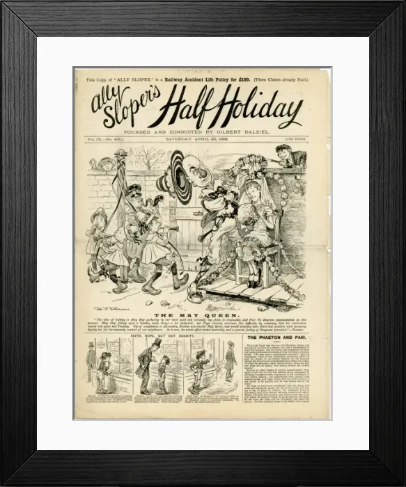 Framed Print : May Day / Ally Sloper Framed Print : May Day / Ally Sloper