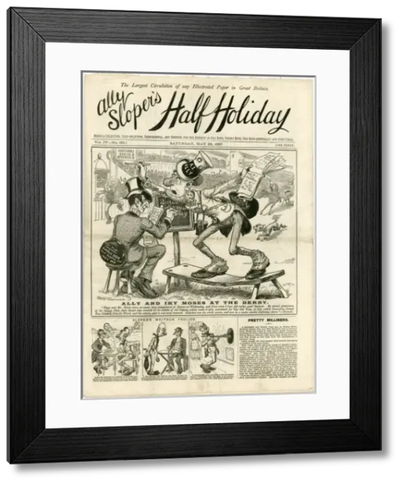Framed Print : At the Derby / Ally Sloper Framed Print : At the Derby / Ally Sloper