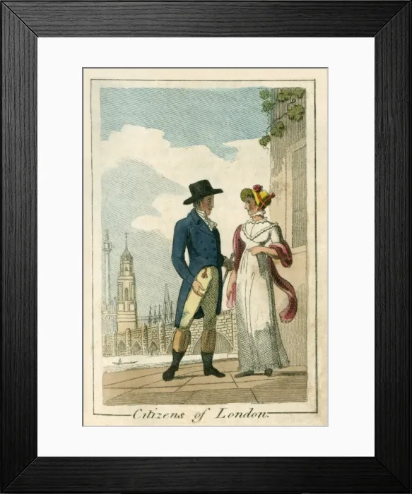 Framed Print : Citizens of London Framed Print : Citizens of London