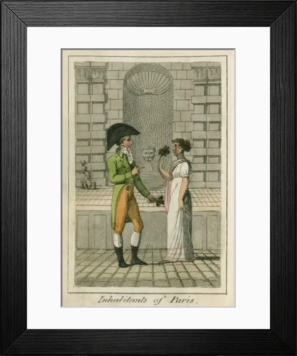 Framed Print : Inhabitants of Paris Framed Print : Inhabitants of Paris