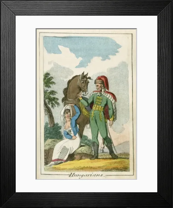 Framed Print : Hungarian couple Framed Print : Hungarian couple