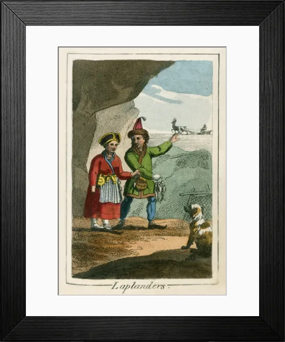 Framed Print : A couple of Sami people Framed Print : A couple of Sami people