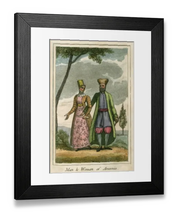 Framed Print : A man and Woman of Armenia Framed Print : A man and Woman of Armenia