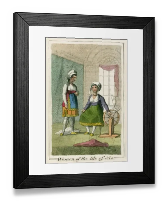 Framed Print : Women of the Isle of Ios Framed Print : Women of the Isle of Ios