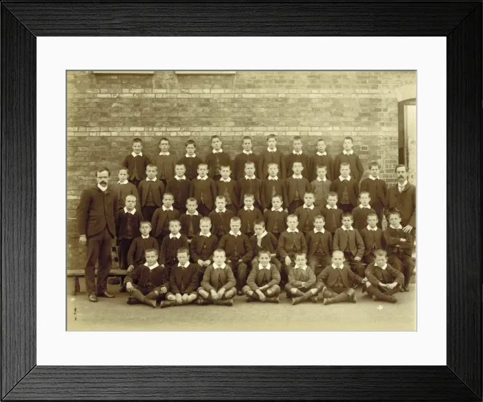 Framed Print : Kensington & Chelsea District School, boys group photo Framed Print : Kensington & Chelsea District School, boys group photo