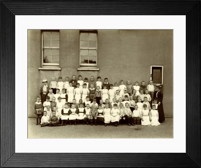 Framed Print : Kensington & Chelsea District School, boys group photo Framed Print : Kensington & Chelsea District School, boys group photo
