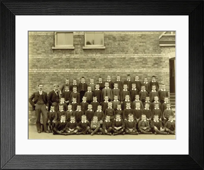 Framed Print : Kensington & Chelsea District School, boys group photo Framed Print : Kensington & Chelsea District School, boys group photo