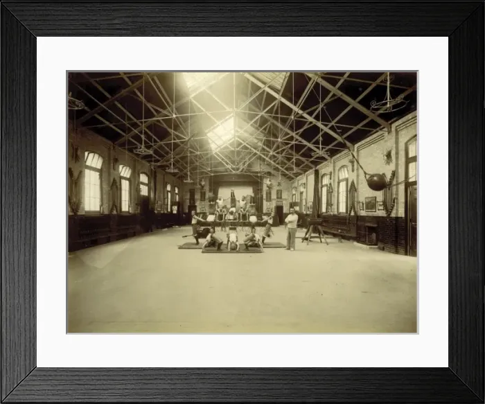 Framed Print : Kensington & Chelsea District School, gymnasium Framed Print : Kensington & Chelsea District School, gymnasium