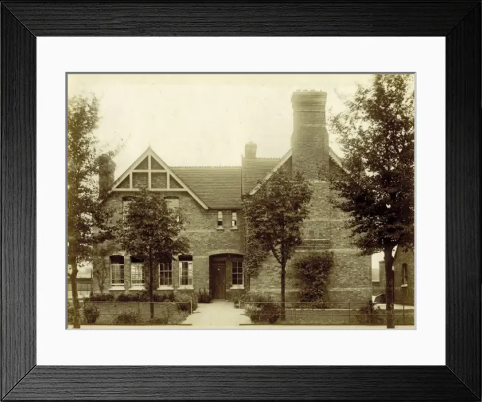 Framed Print : Kensington & Chelsea District School, girls cottages Framed Print : Kensington & Chelsea District School, girls cottages
