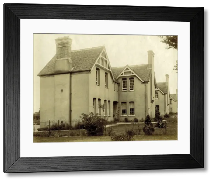 Framed Print : Kensington & Chelsea District School, girls cottages Framed Print : Kensington & Chelsea District School, girls cottages