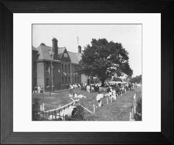 Framed Print : Union Workhouse, Tonbridge, Kent, Jubilee Celebrations Framed Print : Union Workhouse, Tonbridge, Kent, Jubilee Celebrations