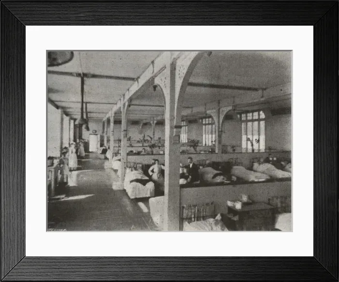 Framed Print : Ward at Holborn Union Infirmary, Highgate, London Framed Print : Ward at Holborn Union Infirmary, Highgate, London