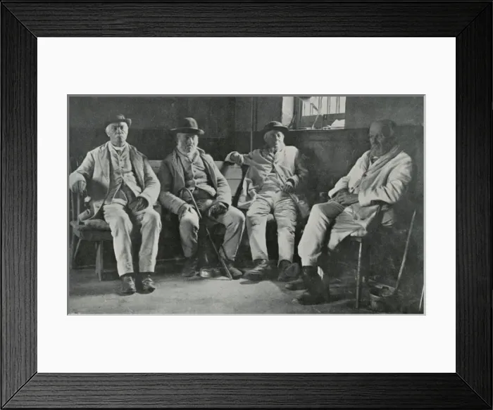 Framed Print : Inmates of Union Workhouse, Shipston on Stour, Worcs Framed Print : Inmates of Union Workhouse, Shipston on Stour, Worcs