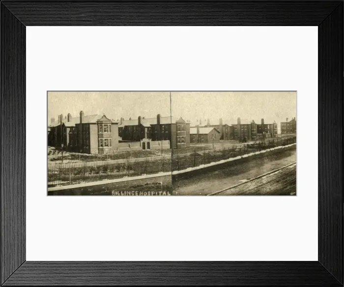 Framed Print : Union Infirmary, Wigan, Lancashire Framed Print : Union Infirmary, Wigan, Lancashire