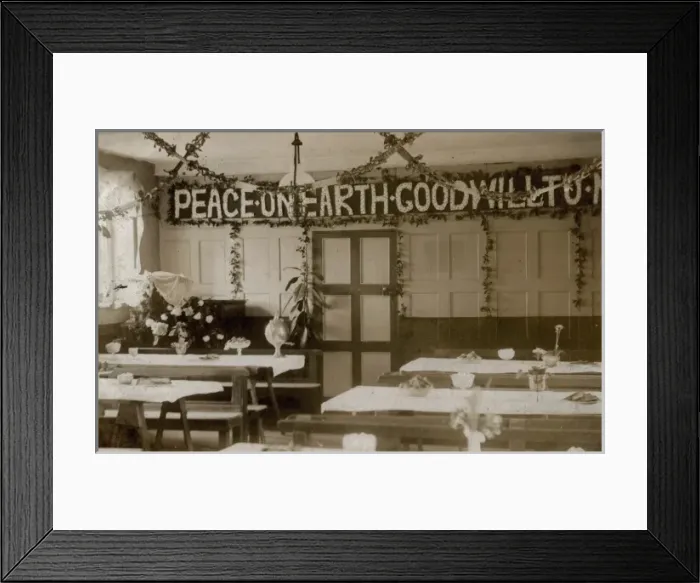 Framed Print : Christmas at Caistor Union Workhouse, Lincolnshire Framed Print : Christmas at Caistor Union Workhouse, Lincolnshire