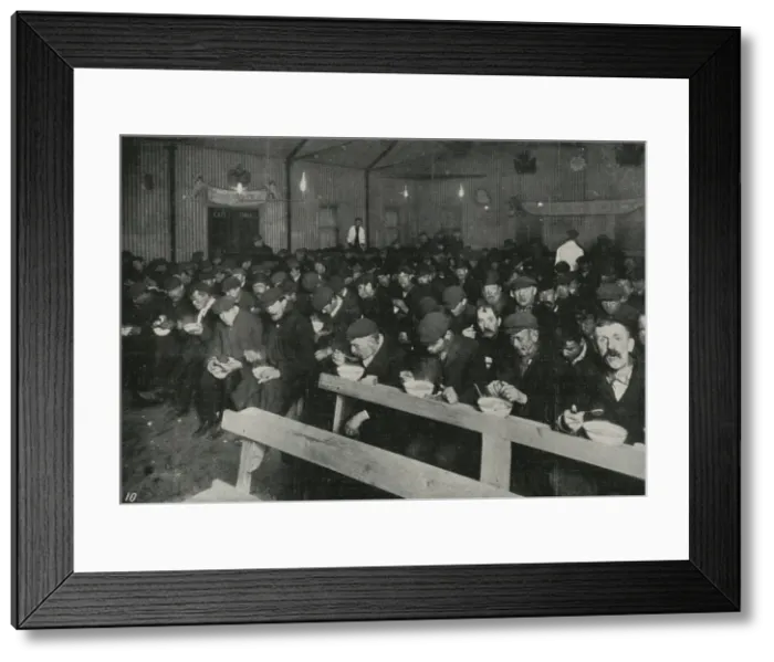 Framed Print : Salvation Army night shelter at supper time Framed Print : Salvation Army night shelter at supper time