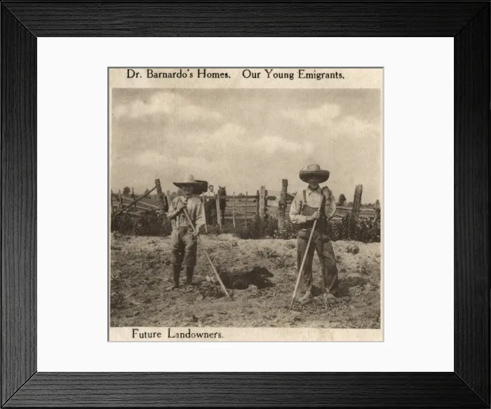 Framed Print : Barnardos Emigrants in Canada Framed Print : Barnardos Emigrants in Canada