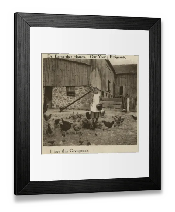 Framed Print : Barnardos Emigrants in Canada Framed Print : Barnardos Emigrants in Canada