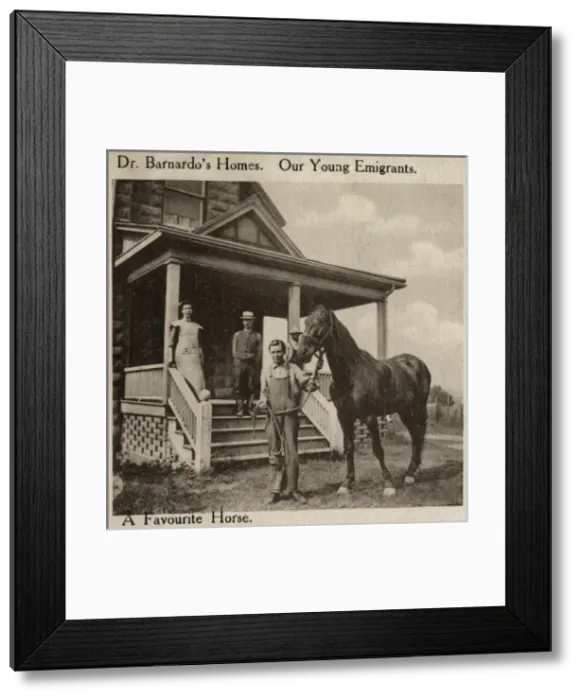 Framed Print : Barnardos Emigrants in Canada Framed Print : Barnardos Emigrants in Canada