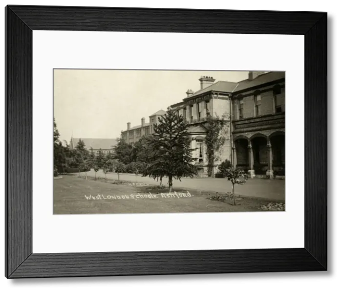 Framed Print : Ashford Schools, Surrey Framed Print : Ashford Schools, Surrey