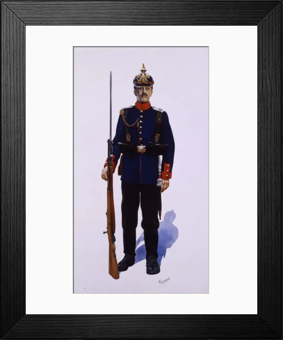 Framed Print : Prussian Infantryman Framed Print : Prussian Infantryman