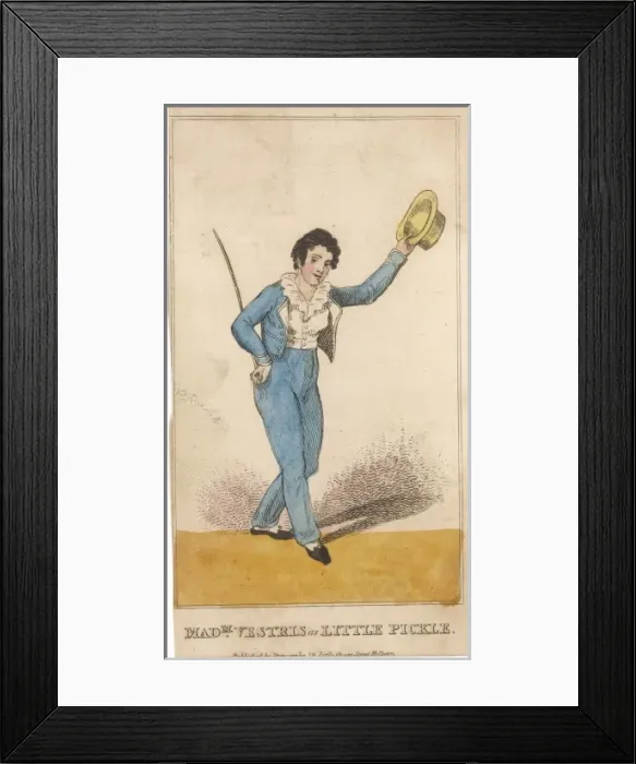 Framed Print : Madame Vestris as Little Pickle Framed Print : Madame Vestris as Little Pickle