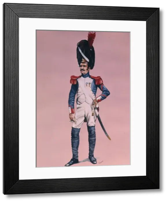 Framed Print : Napoleonic War - Grenadier of the French Imperial Guard Framed Print : Napoleonic War - Grenadier of the French Imperial Guard