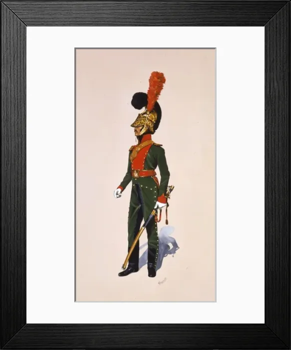 Framed Print : Officer - 1st Regiment Chevaux-Leger Lancers Framed Print : Officer - 1st Regiment Chevaux-Leger Lancers