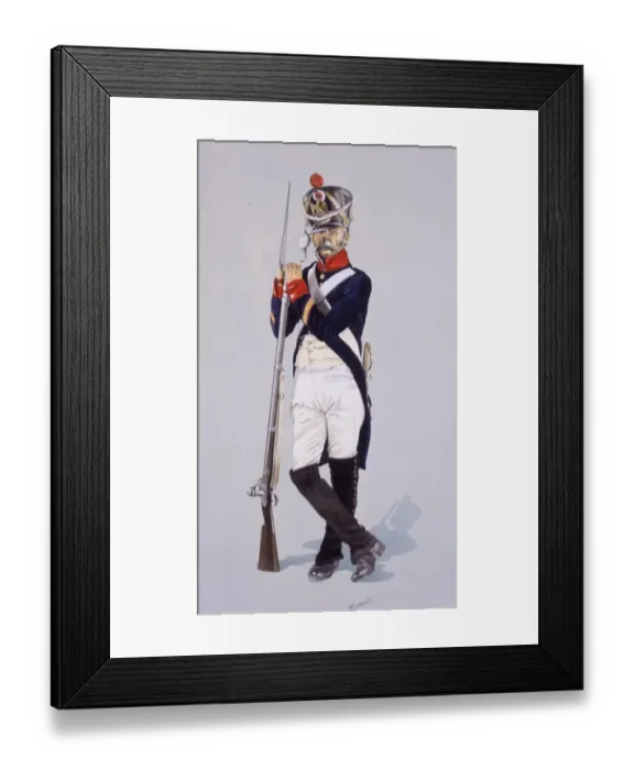 Framed Print : Sergeant of Fusiliers - 54th Regiment Framed Print : Sergeant of Fusiliers - 54th Regiment