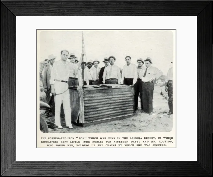 Framed Print : The Kidnapping of June Robles Framed Print : The Kidnapping of June Robles
