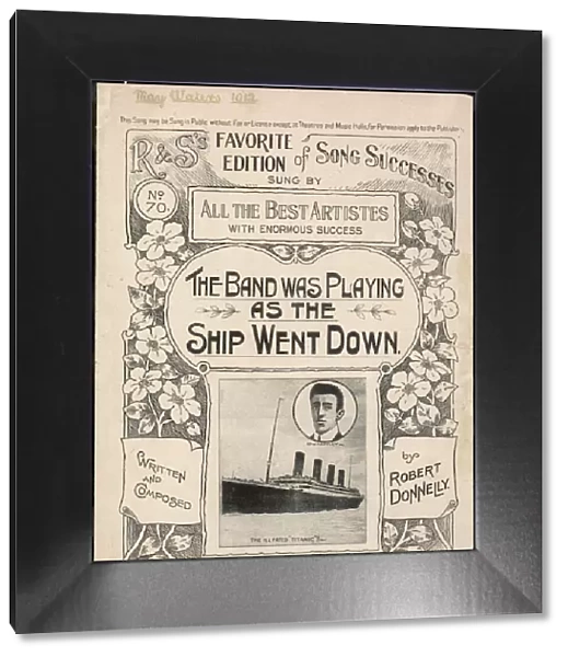 Titanic sinking  /  Music Sheet 1912
