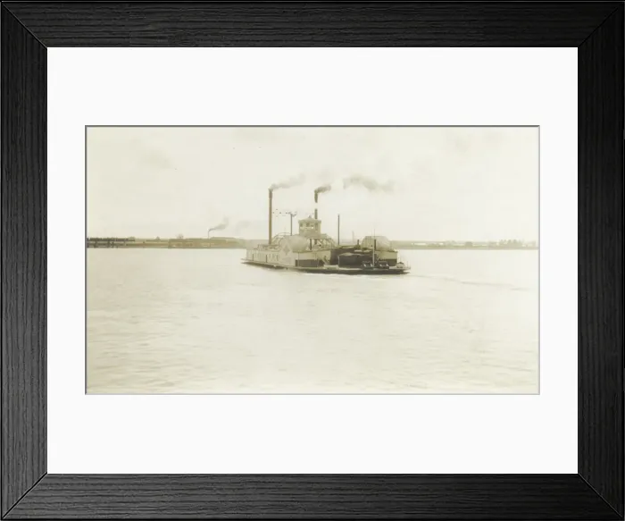 Framed Print : Paddle steamer underway Framed Print : Paddle steamer underway
