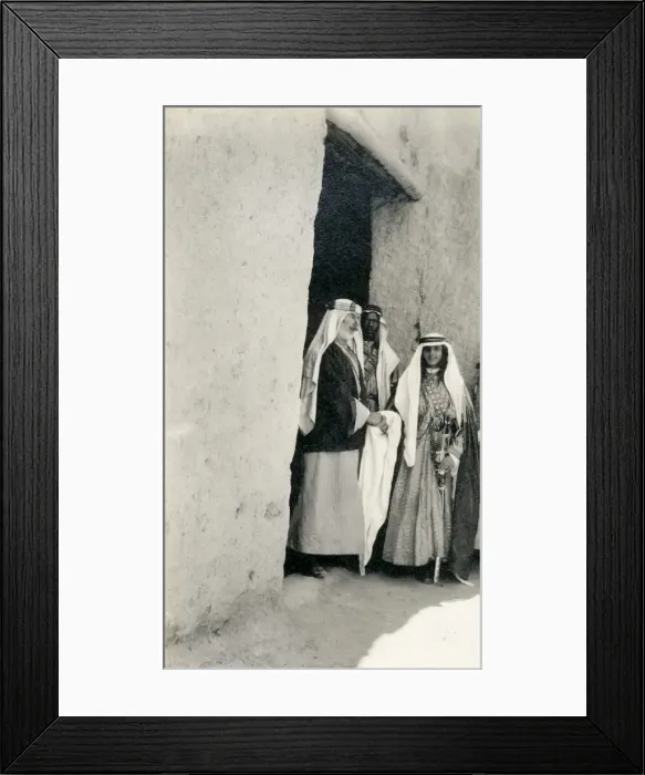 Framed Print : Western woman in arab dress, Middle East Framed Print : Western woman in arab dress, Middle East