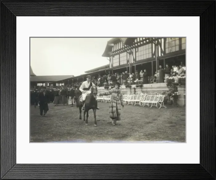 Framed Print : Scene at a racecourse in the Far East Framed Print : Scene at a racecourse in the Far East