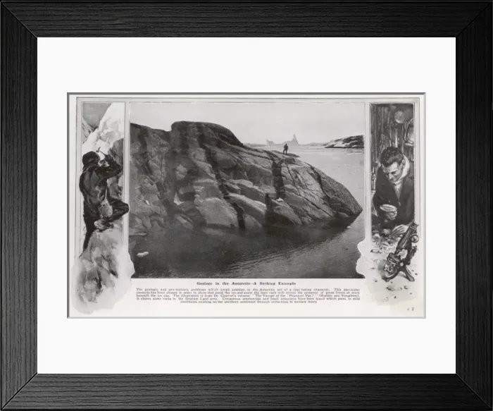 Framed Print : Geology in the Antarctic Framed Print : Geology in the Antarctic