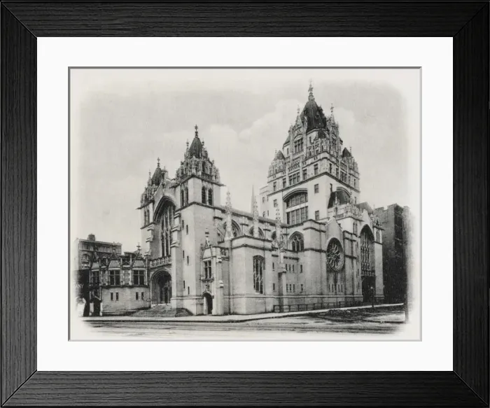 Framed Print : Broadway Tabernacle, New York Framed Print : Broadway Tabernacle, New York