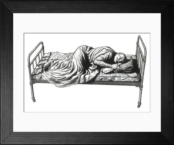 Framed Print : The Old Man and the Sea Framed Print : The Old Man and the Sea