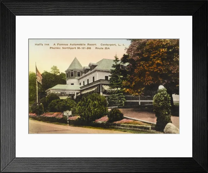 Framed Print : Halls Inn, Long Island Framed Print : Halls Inn, Long Island