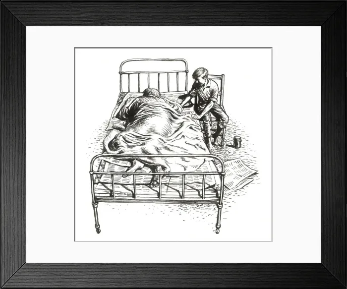 Framed Print : The Old Man and the Sea Framed Print : The Old Man and the Sea
