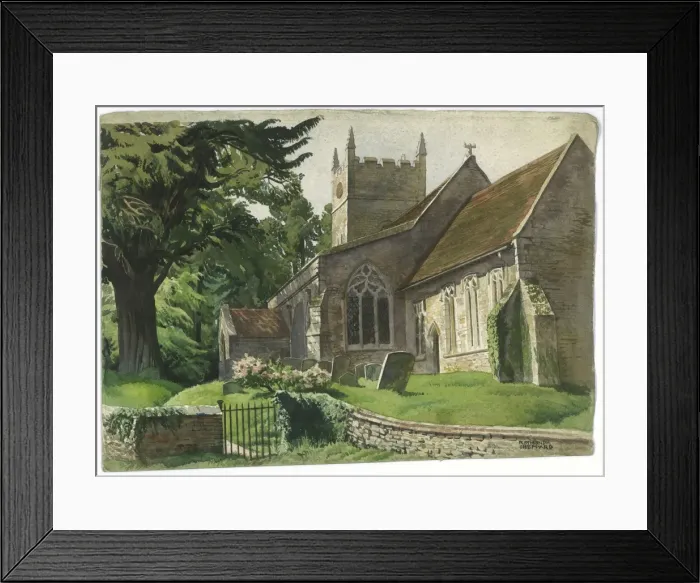 Framed Print : St Bartholomews Church, Brightwell, Oxon Framed Print : St Bartholomews Church, Brightwell, Oxon