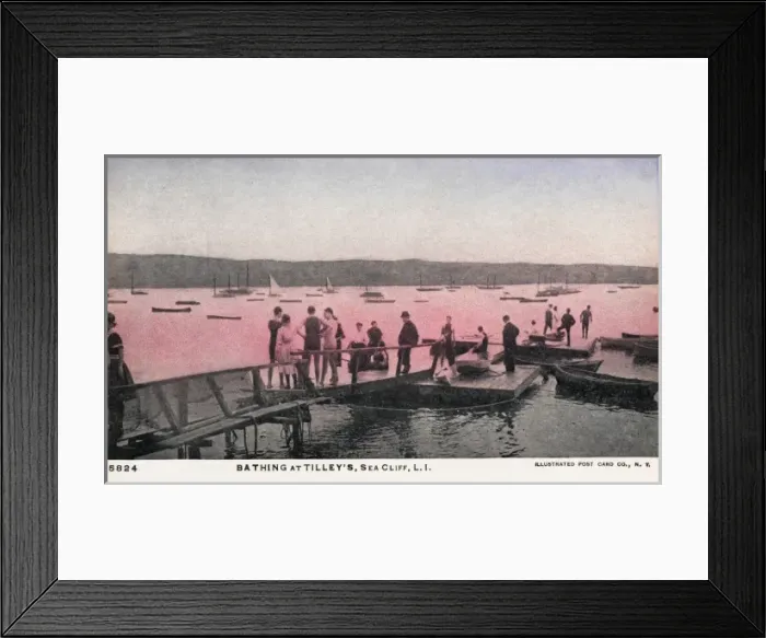 Framed Print : Sea Cliff, Long Island Framed Print : Sea Cliff, Long Island
