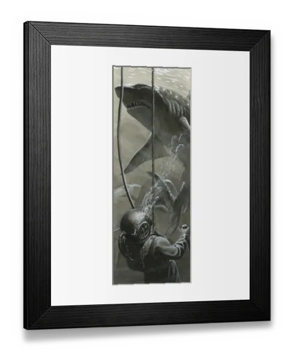 Framed Print : The Last Dive Framed Print : The Last Dive
