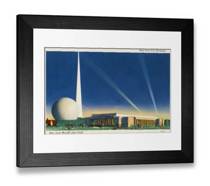 Framed Print : New York World Fair 1939 Framed Print : New York World Fair 1939