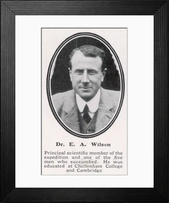Framed Print : Dr E. A Wilson of the Scott Polar Expedition Framed Print : Dr E. A Wilson of the Scott Polar Expedition