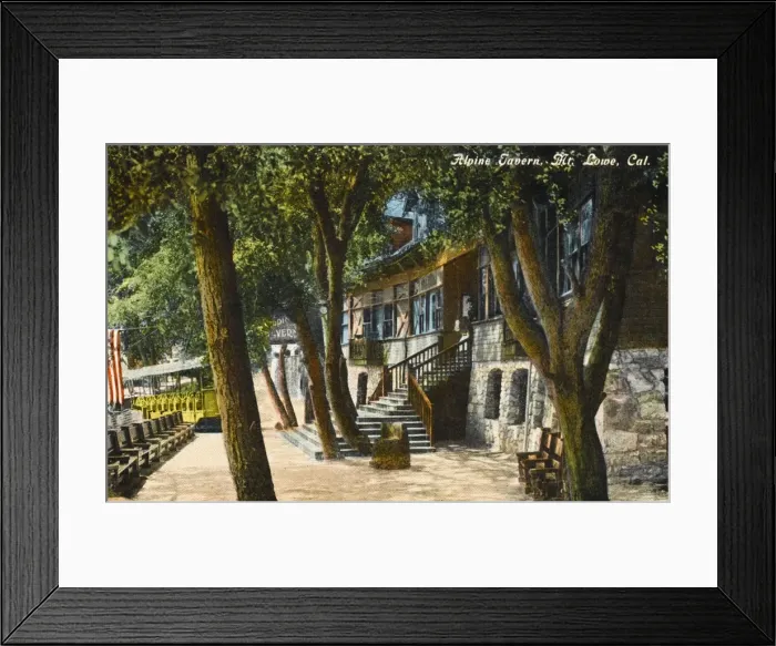 Framed Print : Mount Lowe scenic railway Framed Print : Mount Lowe scenic railway