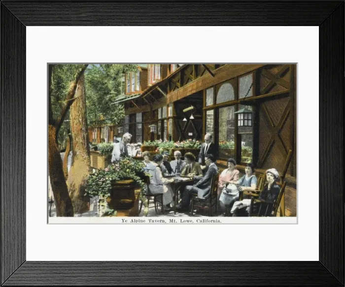 Framed Print : Mount Lowe scenic railway Framed Print : Mount Lowe scenic railway